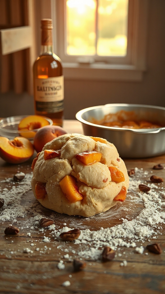 bourbon peach pound cake