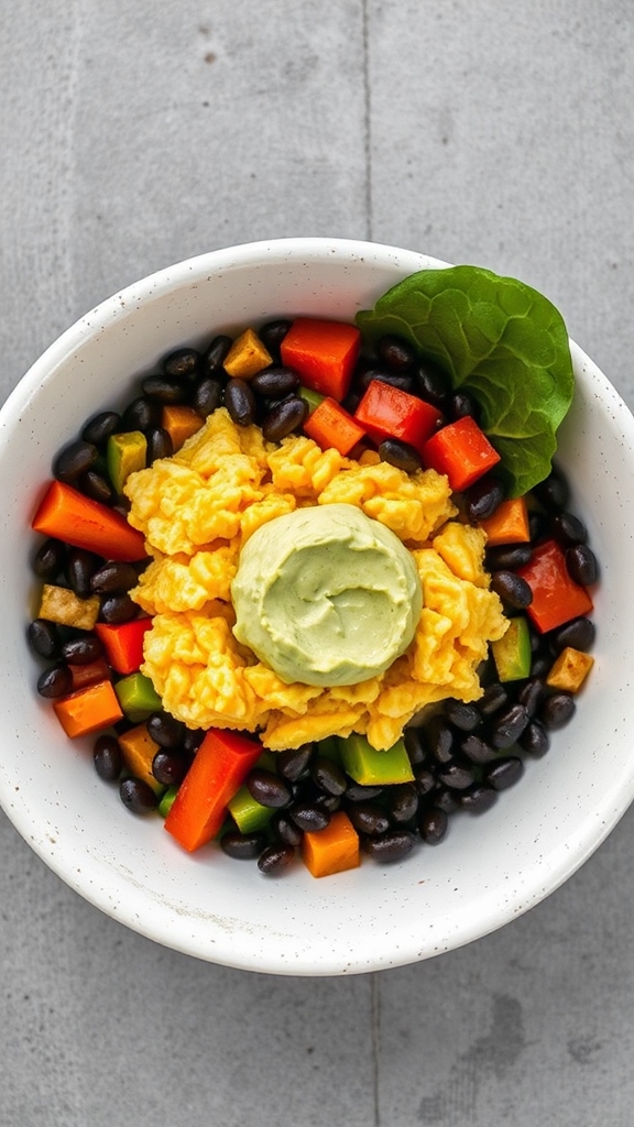 breakfast burrito avocado crema