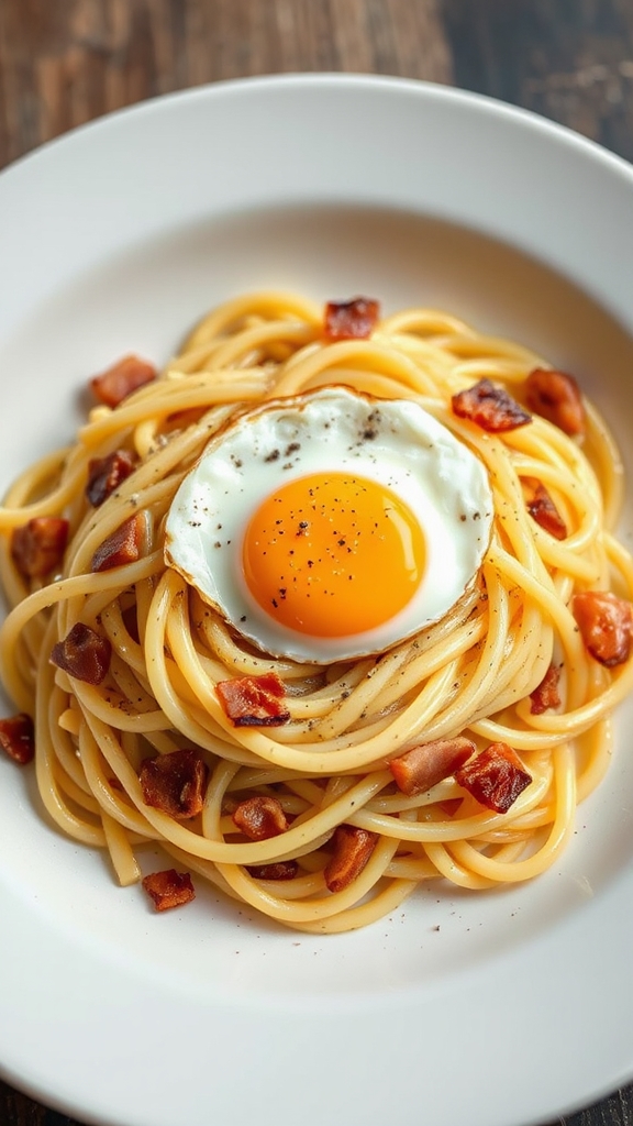 breakfast carbonara ingredients list