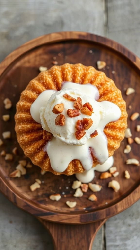 breakfast churro ice cream