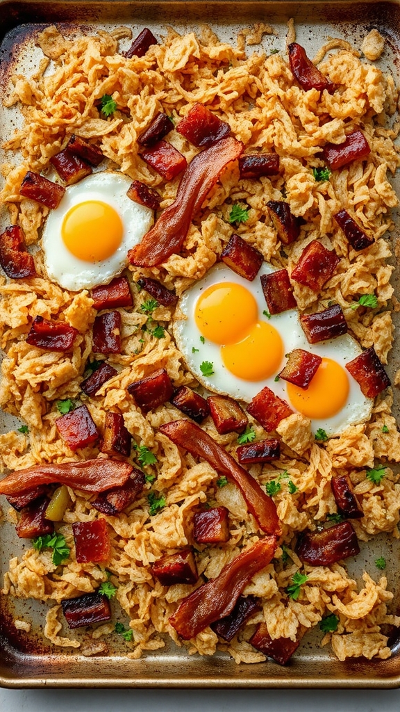 breakfast sheet pan hash browns