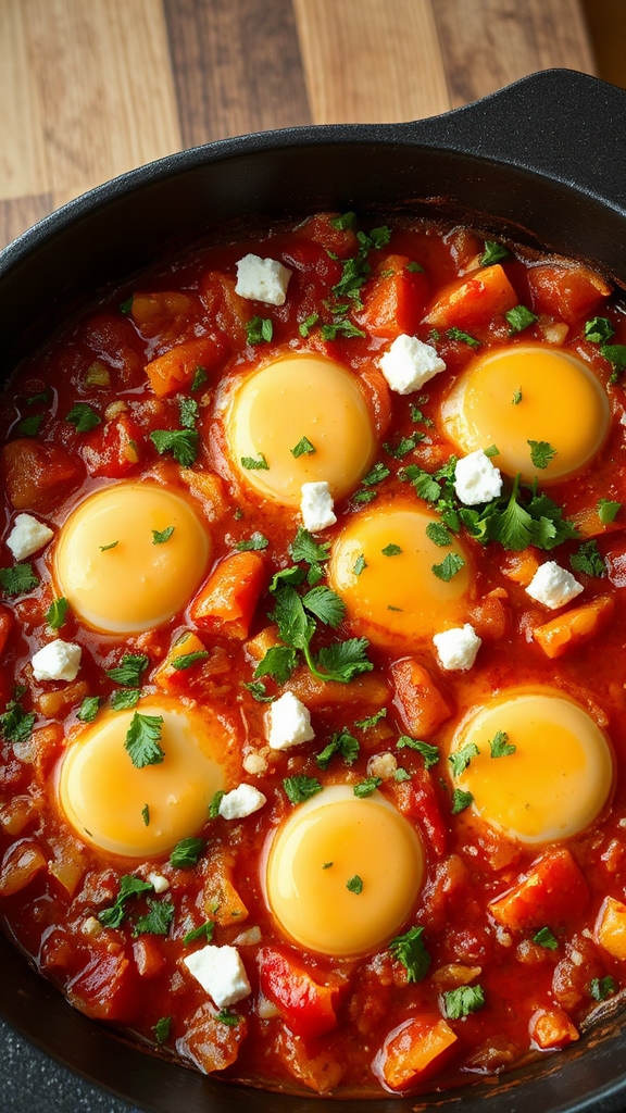 bubbling spring herb shakshuka