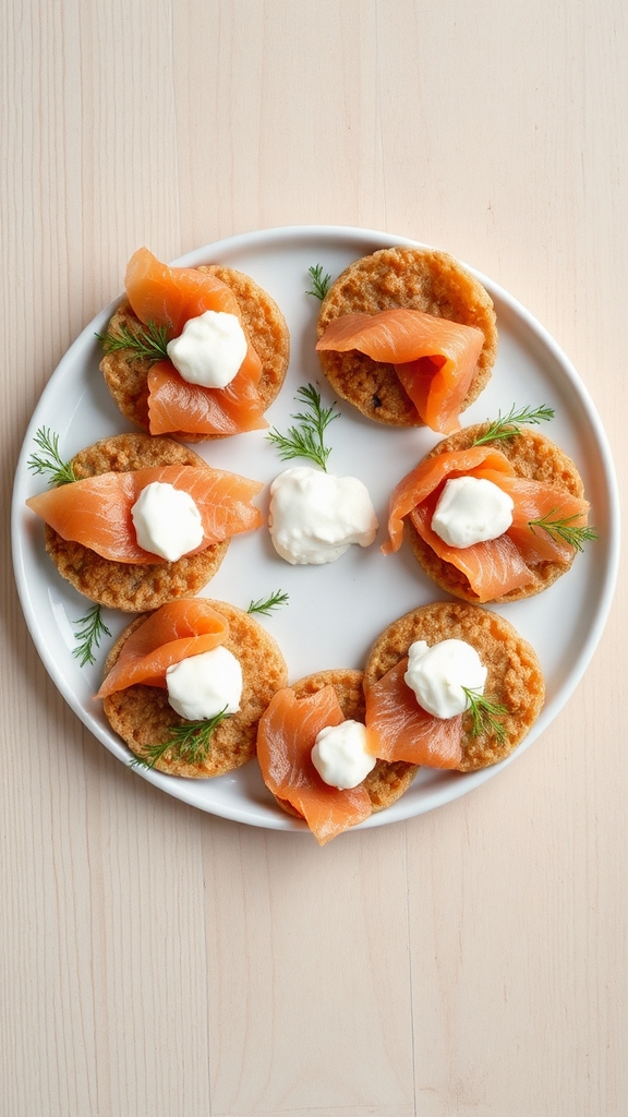 buckwheat blini smoked salmon
