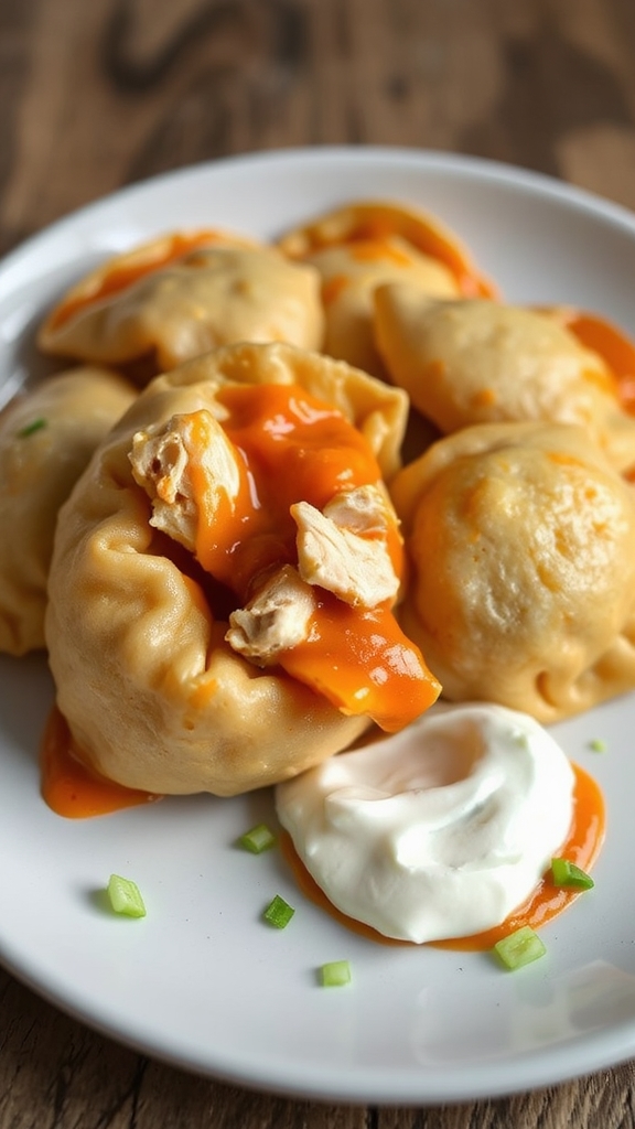 buffalo chicken pierogi essentials