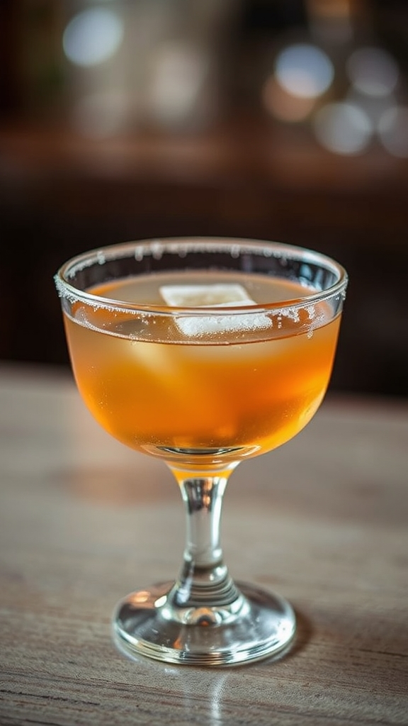 build fruity herbal cocktail