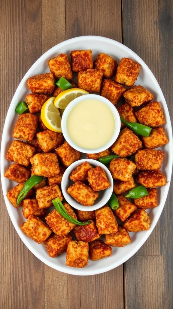 cajun air fried alligator bites