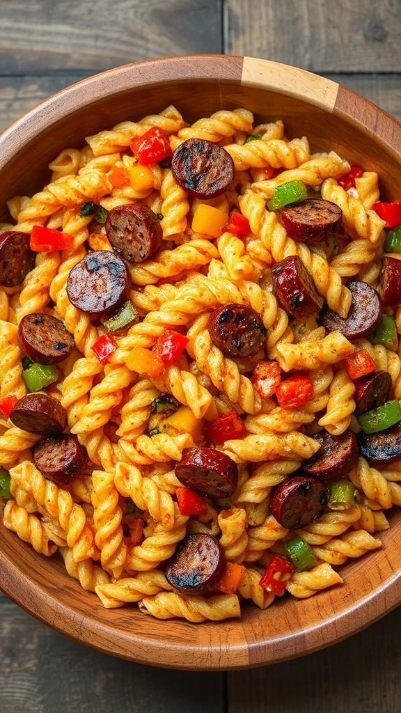 cajun andouille pasta salad