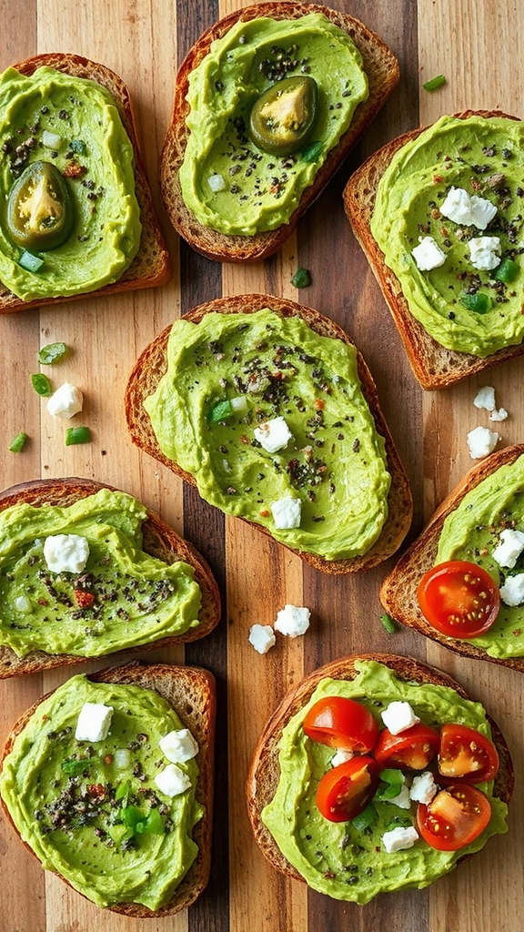 california avocado toast bar