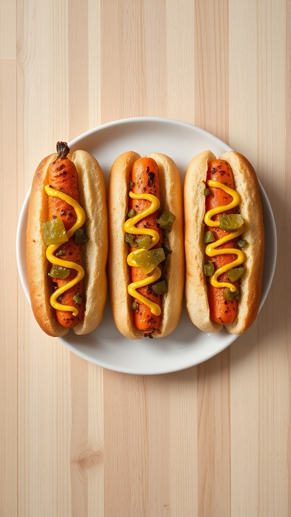 california carrot hot dogs