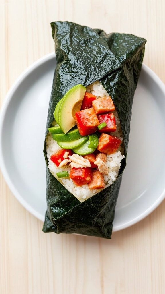 california spicy tuna burrito