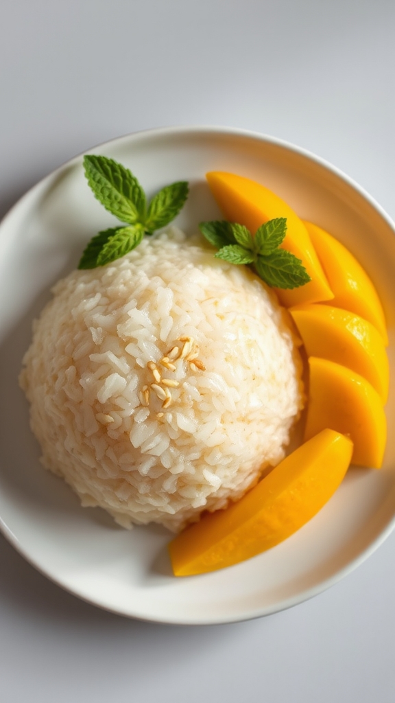 california thai mango rice