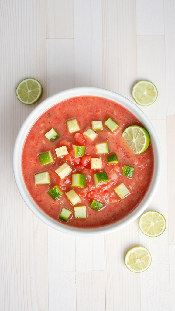 california watermelon cucumber gazpacho