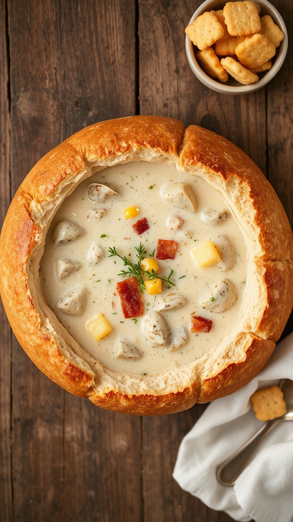 cape cod clam chowder bowl