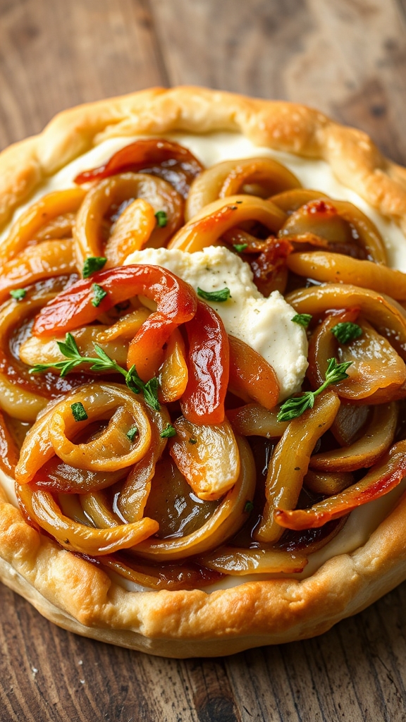 caramelized vidalia onion tart