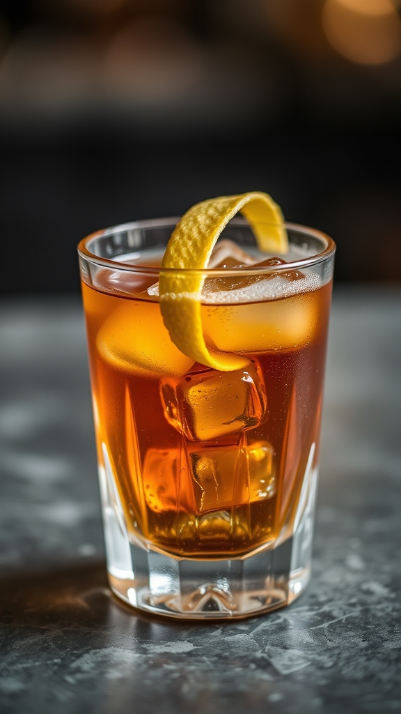 cave filtered bourbon cocktail