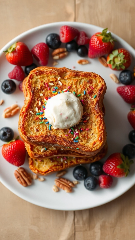 chaos cake french toast