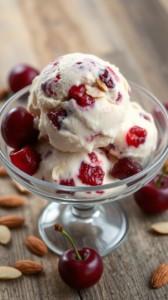 cherry almond ice cream michigan