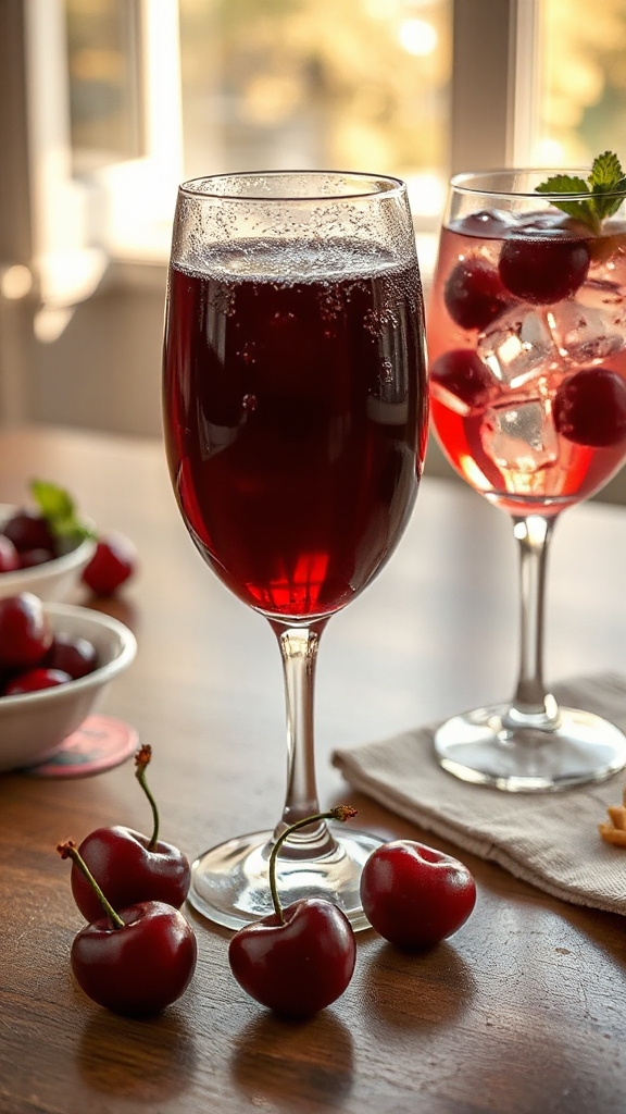 cherry pie beverage pairings