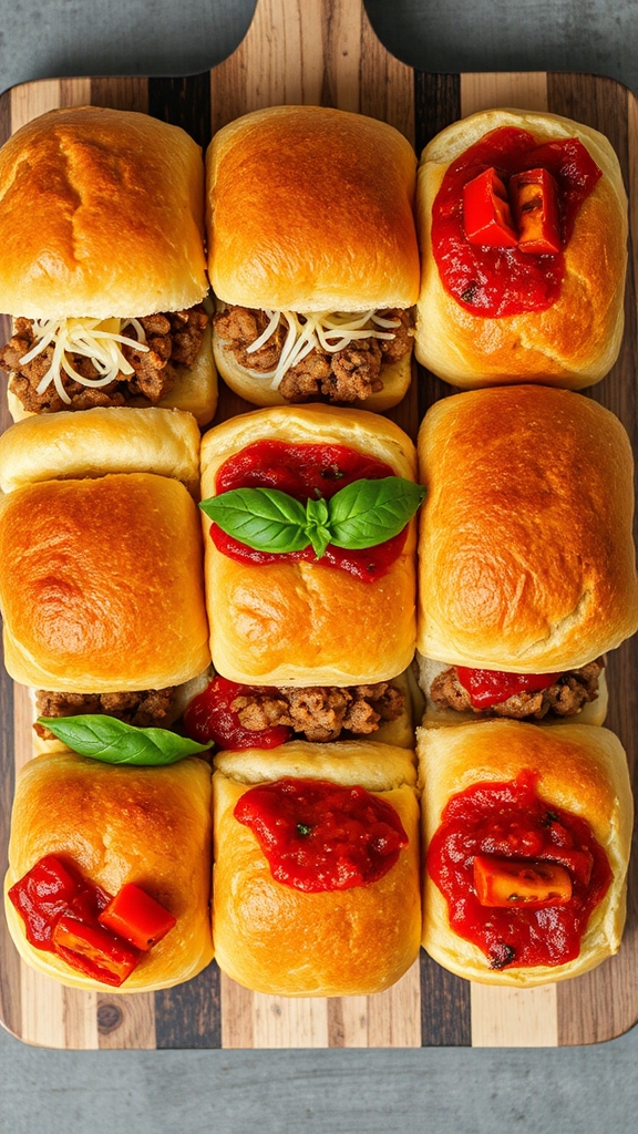 chicago deep dish sliders