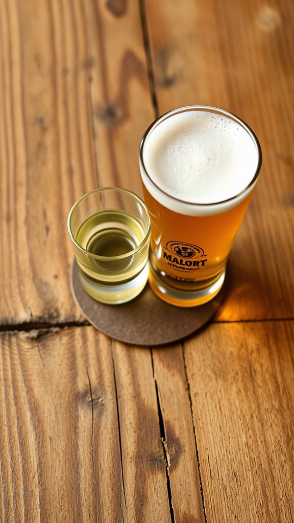 chicago mal rt beer shot