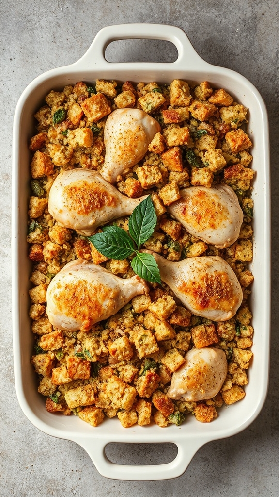 chicken and stuffing bake