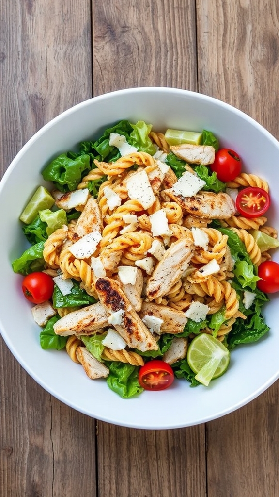 chicken caesar pasta salad