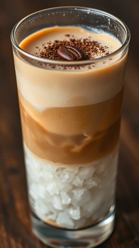 chilled coffee brandy delight