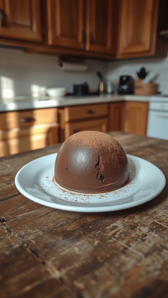 chilled espresso chocolate dessert
