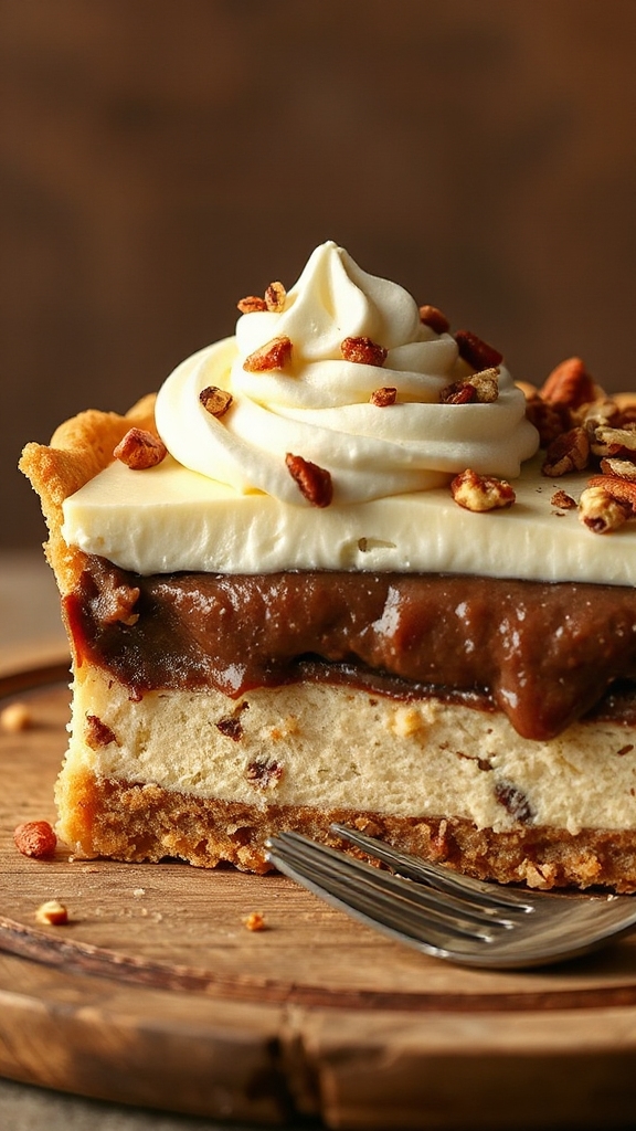 chocolate pecan cream pie