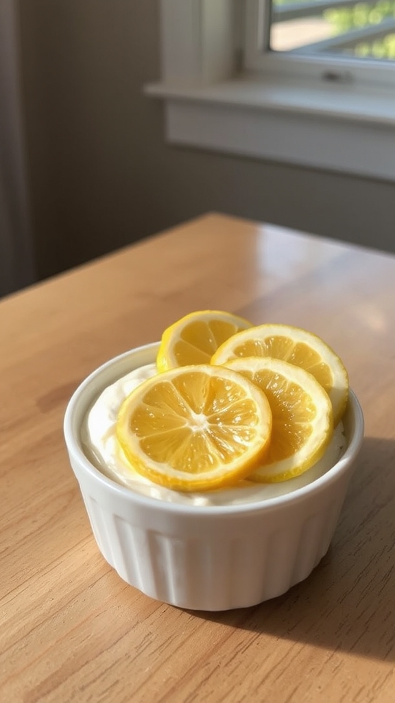 citrus garnish elevates mousse