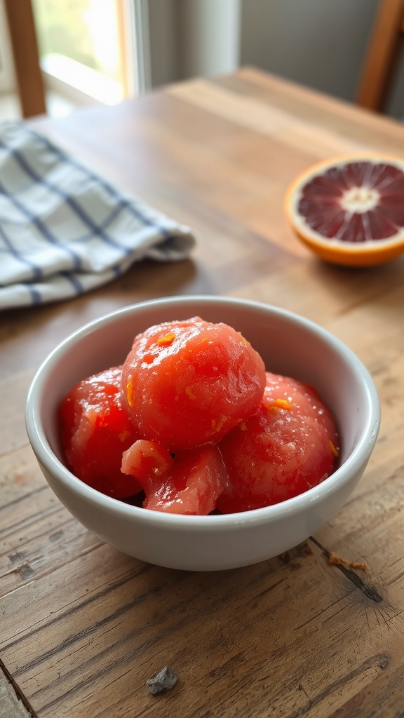 citrus infused sorbet alternatives