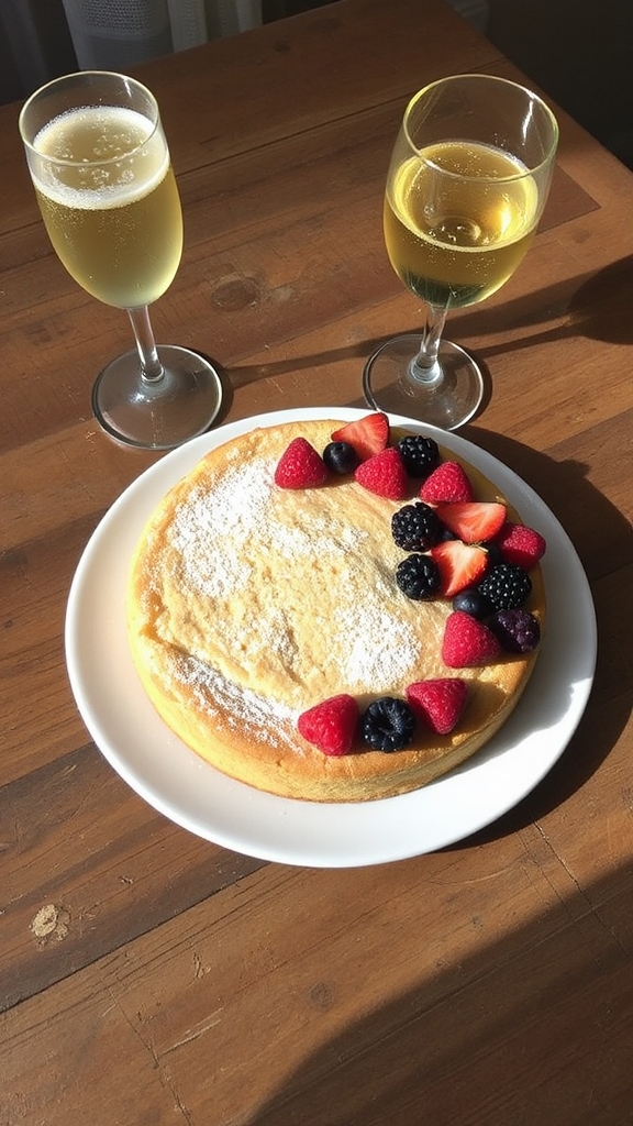 citrusy celebration with prosecco