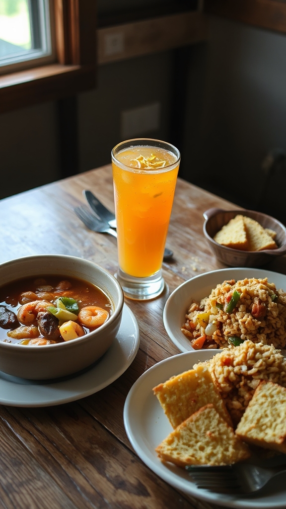 citrusy cocktail for cajun dishes