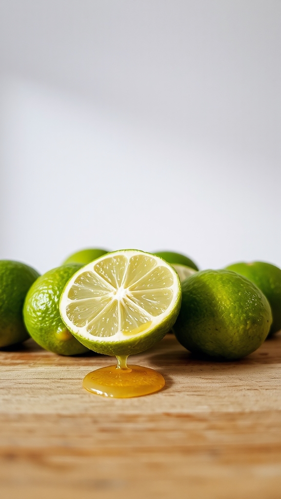 citrusy contrast enhances sorbet