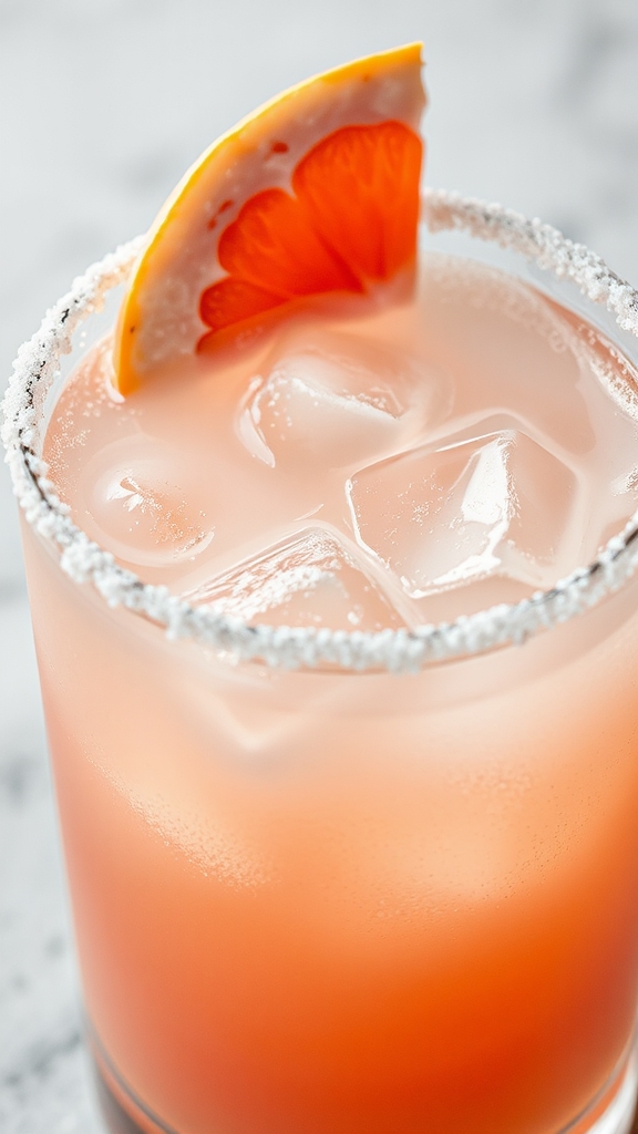 citrusy grapefruit gin cocktail