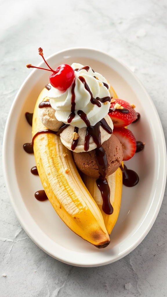classic pennsylvania banana split
