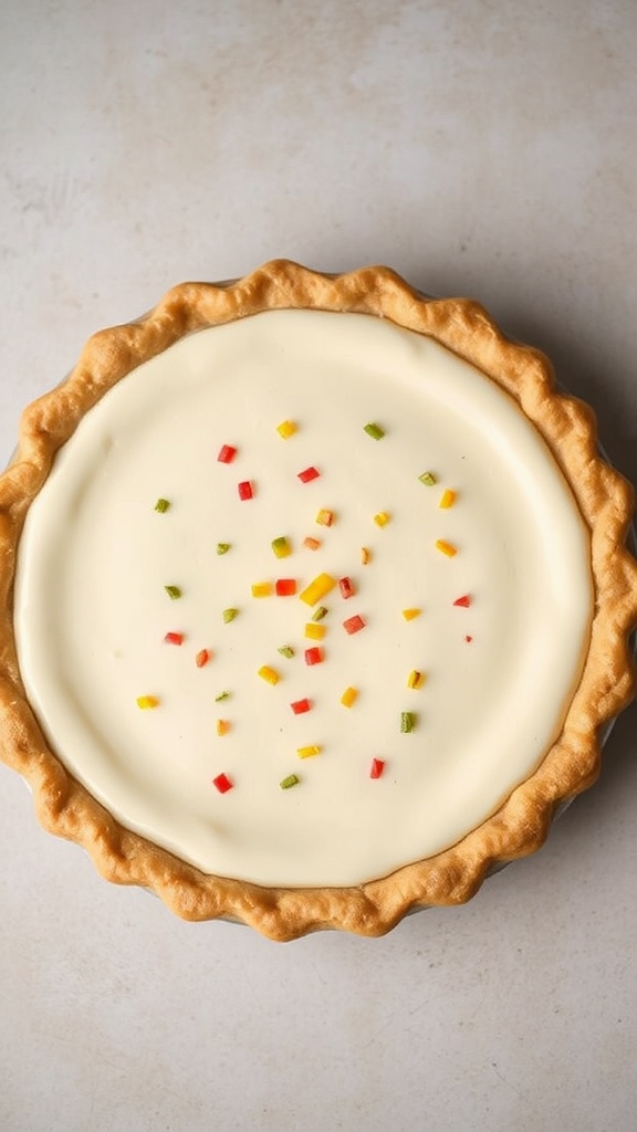 classic pie with peppers