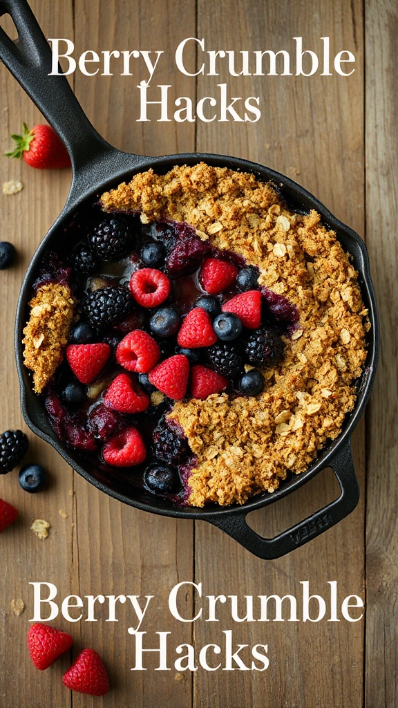 clever berry crumble hacks