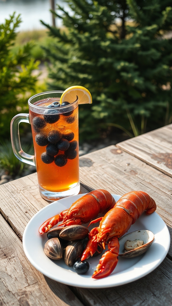 coastal seafood and cocktails
