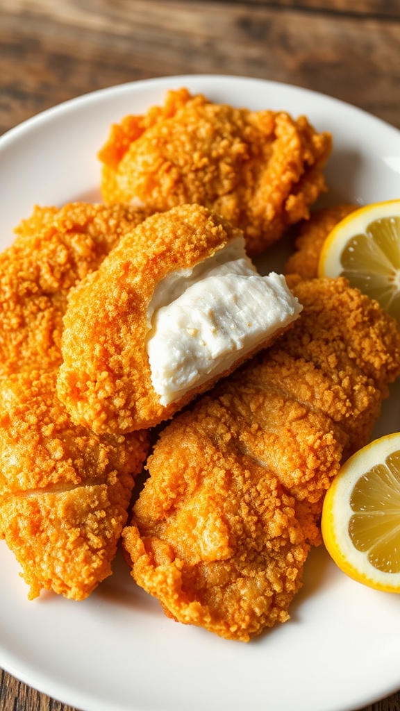 coat fish for frying