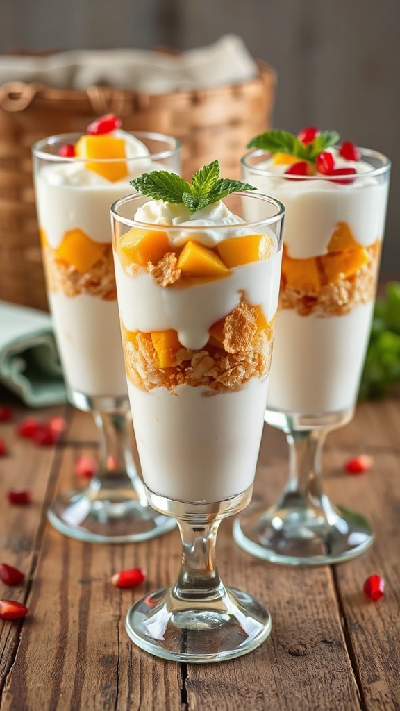 coconut rice pudding parfait