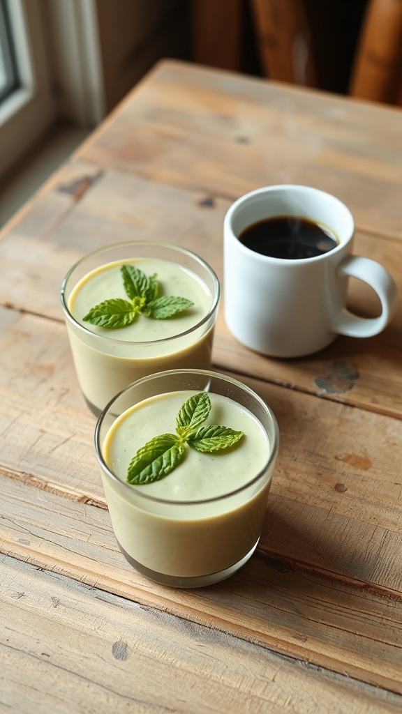 coffee and pudding pairings