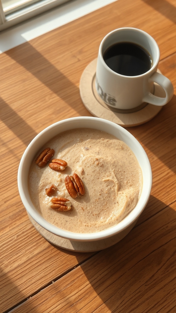 coffee enhances custard flavors