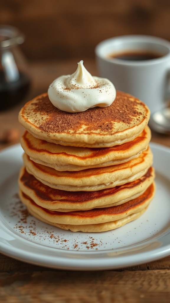 coffee infused tiramisu pancakes