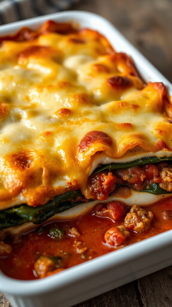 collard green lasagna twist