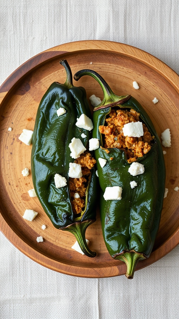 colorado bison stuffed poblano