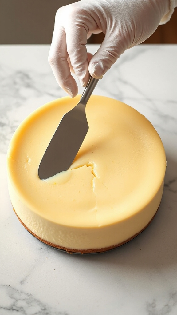 conceal cheesecake cracks seamlessly