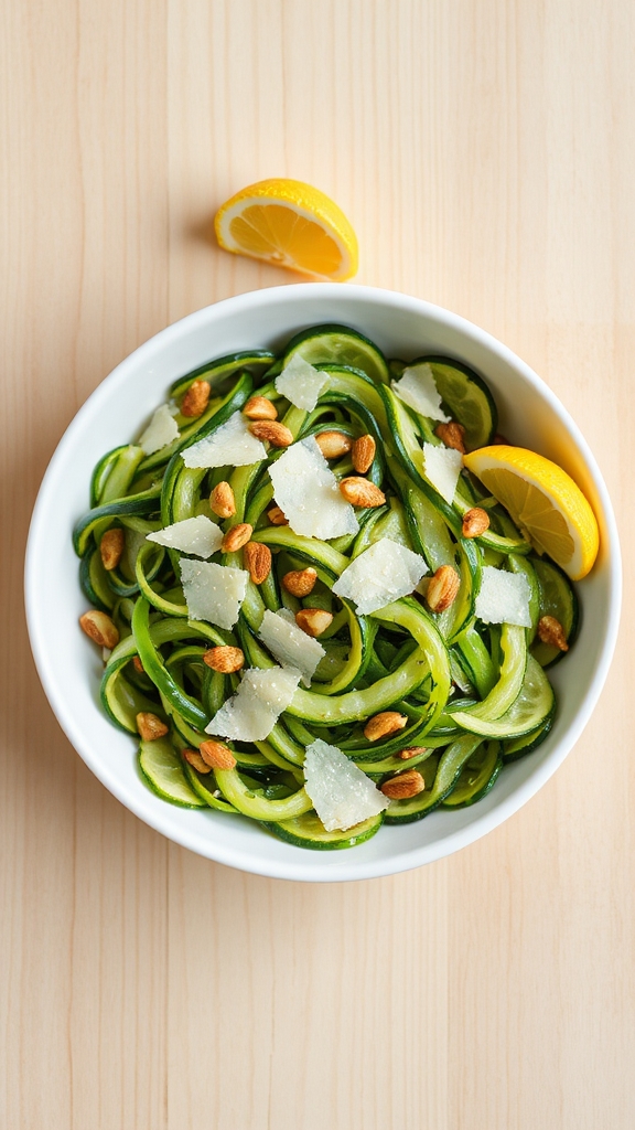 connecticut shaved zucchini salad