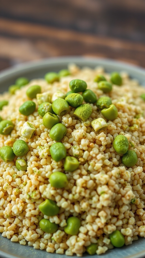 contemporary matcha quinoa fusion