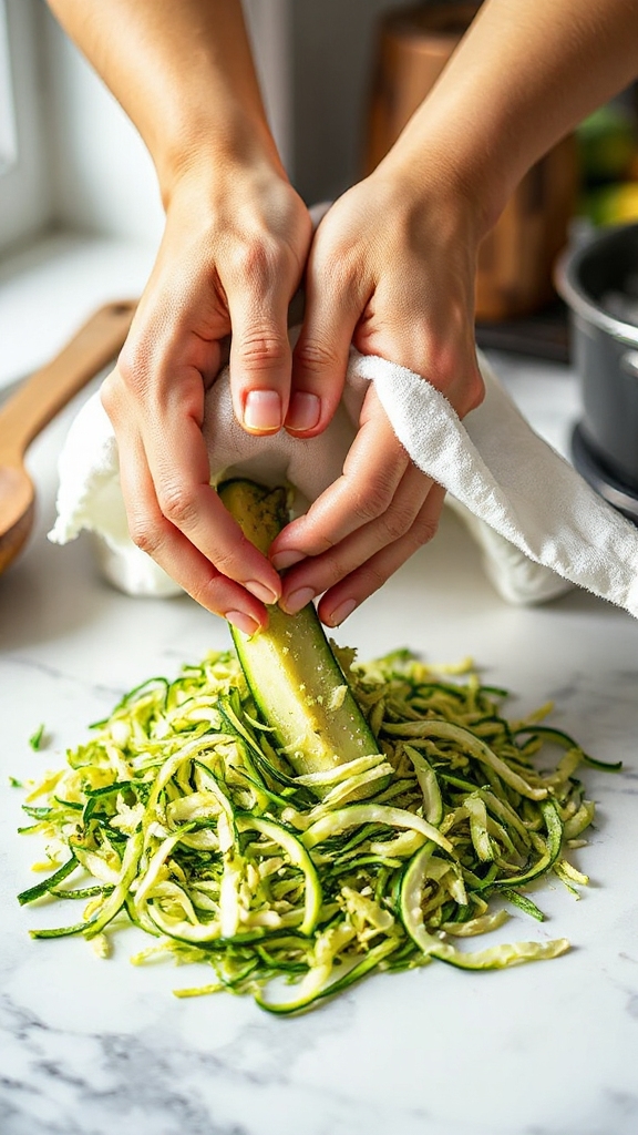 control zucchini baking moisture